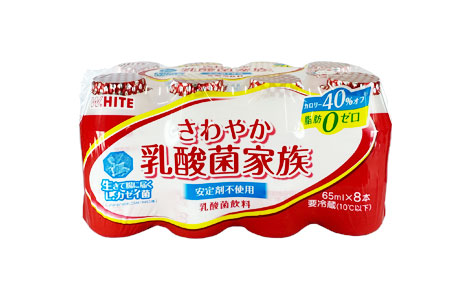 ホワイト さわやか乳酸菌家族65ml×8P | ホワイト食品工業株式会社