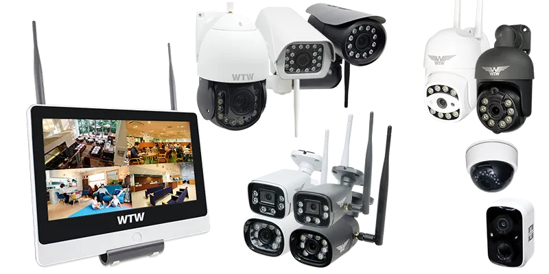 公式WTW塚本無線】WIFI 防犯灯カメラと7-32インチモニター