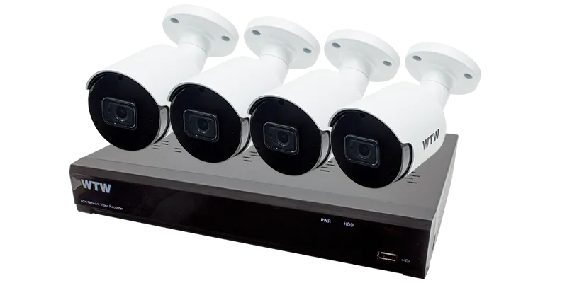 公式塚本無線】防犯カメラセット 800万画素 POE給電 WTW-NV256EP2 WTW