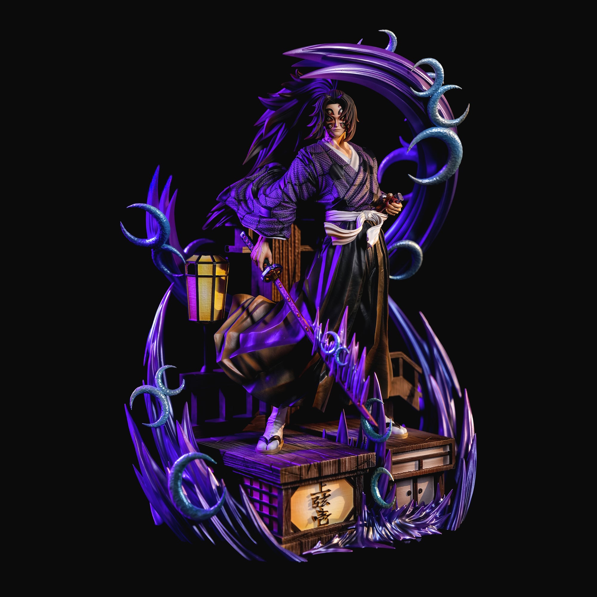 鬼滅の刃 Princekinスタジオ 黒死牟 & 継国縁壱 1/6 フィギュア 配送