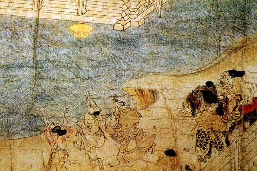 国宝 紙本著色(しほんちゃくしょく)信貴山縁起(しぎさんえんぎ)［信貴