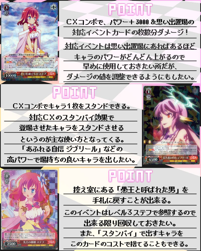 ヴァイス ノゲノラ デッキ ノーゲーム・ノーライフ「具象化しりとり