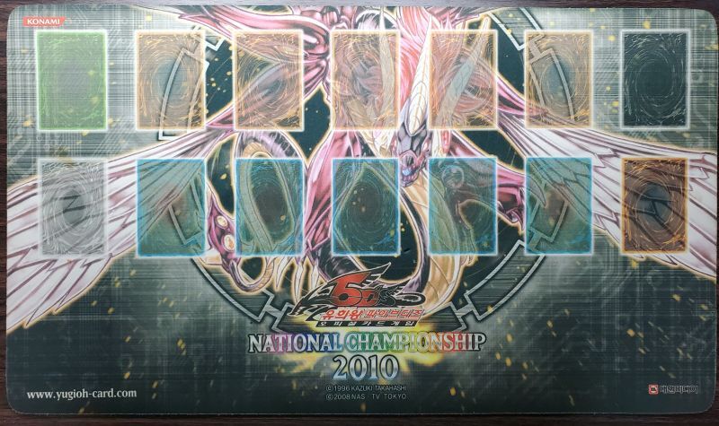 遊戯王 プレイマット セイヴァー・デモン・ドラゴン 2010 韓国 開封済