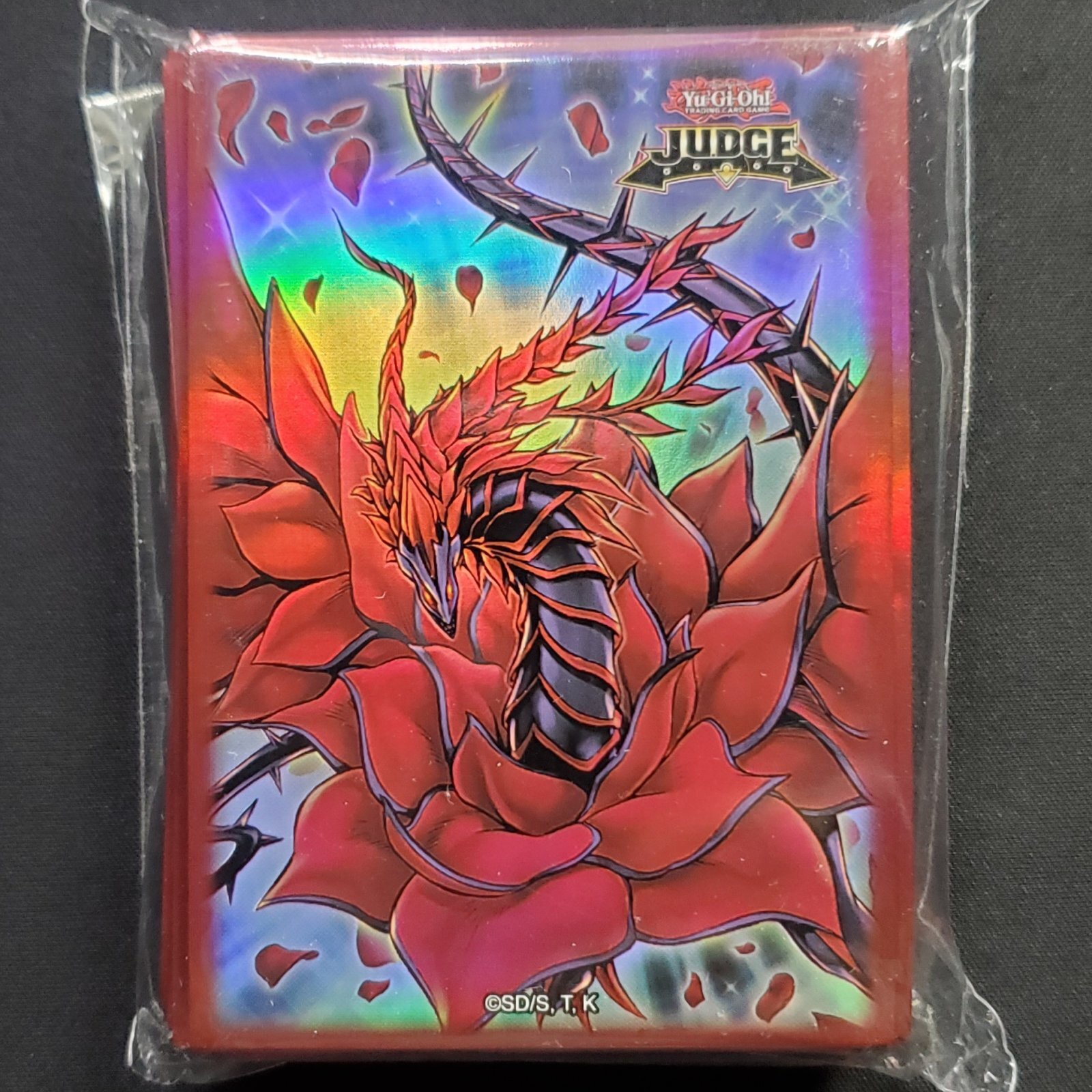 遊戯王 十六夜アキ ブラックローズドラゴン 公式プレイマット 2011年