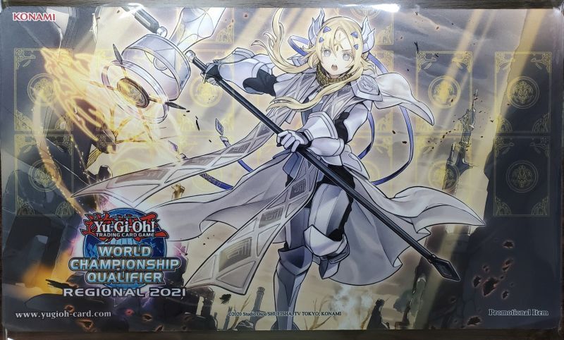 教導の聖女エクレシア プレイマット 正規品 遊戯王 白の聖女エクレシア