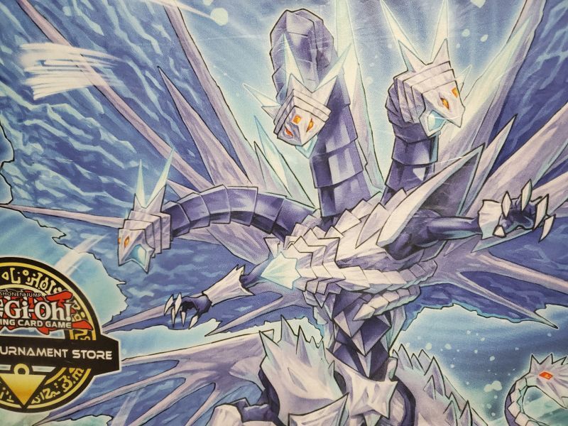 遊戯王 氷結界の龍トリシューラ プレイマット WCQ2011 遊戯王 氷結界の