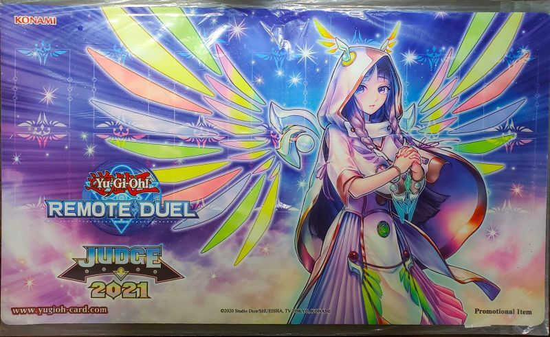 ディスカウント 遊戯王 星杯の神子イヴ JUDGE プレイマット 遊戯王 星
