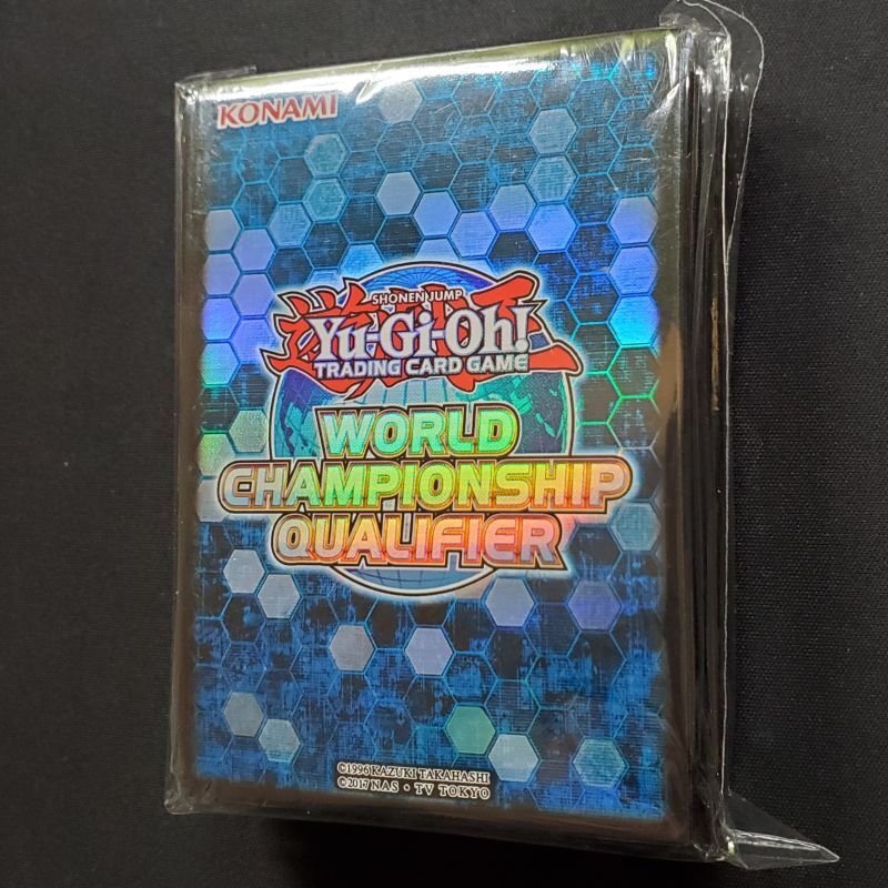 遊戯王 スリーブ WCQ 2010 青 80枚 竜の紋章 5D's
