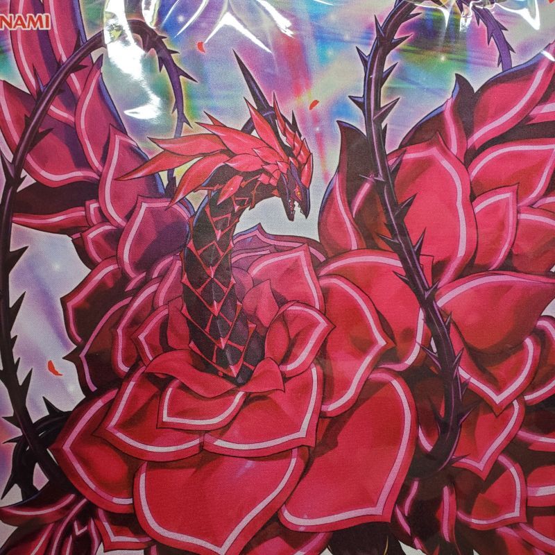 遊戯王 公式 公式 プレイマット ブラック・ローズ・ドラゴン 遊戯王