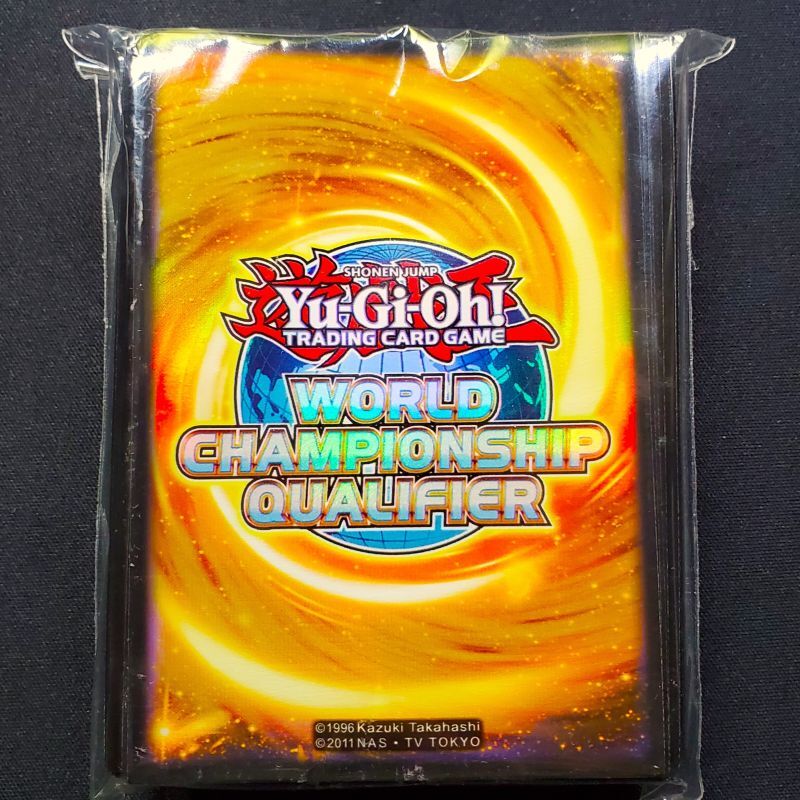 遊戯王 公式プロテクター WCQ 2023 スリーブ 赤 レッド 50枚 未使用