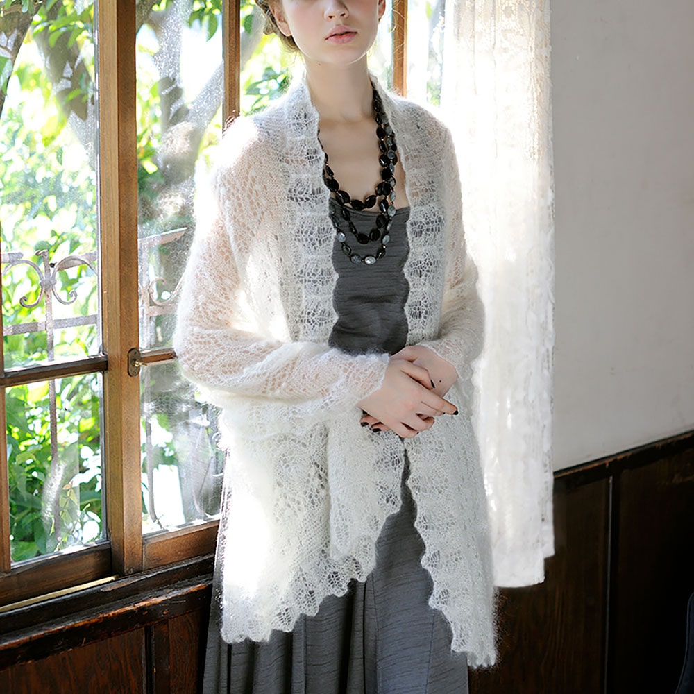 レシピ〉すずらん模様のショール: レシピ｜手づくりタウン by 日本