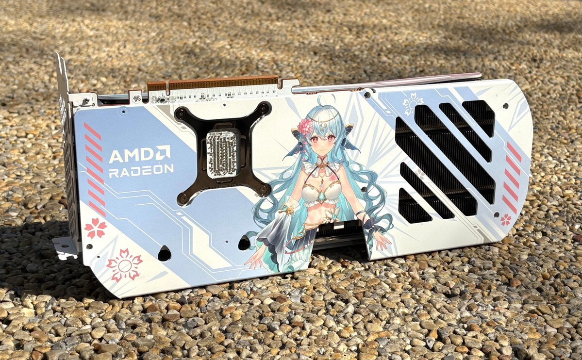 Yeston Takes its Radeon RX 9070 XT Sakura Atlantis Model Outdoors