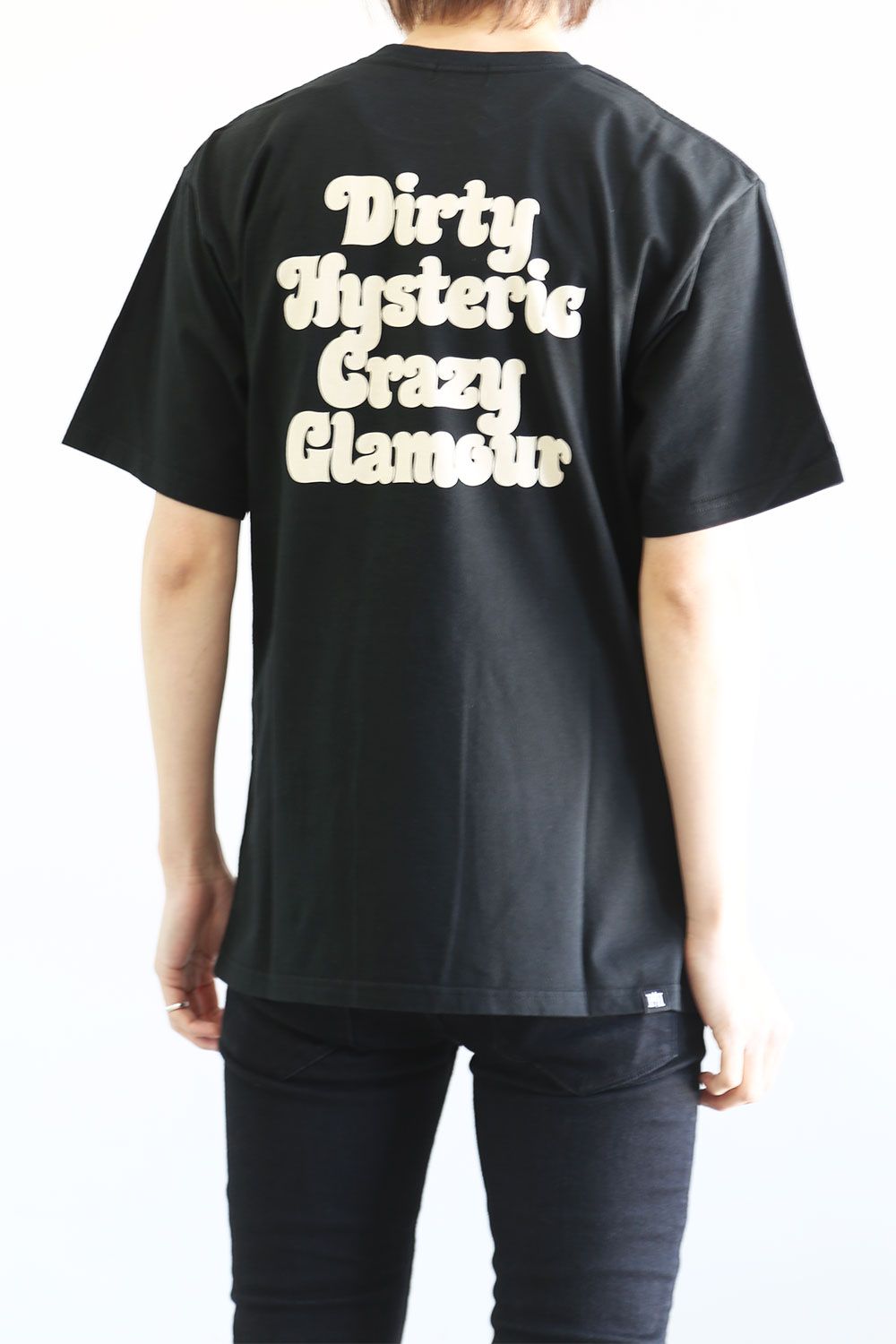 HYSTERIC GLAMOUR GDC Tシャツ ブラック HYSTERIC GLAMOUR X GDC