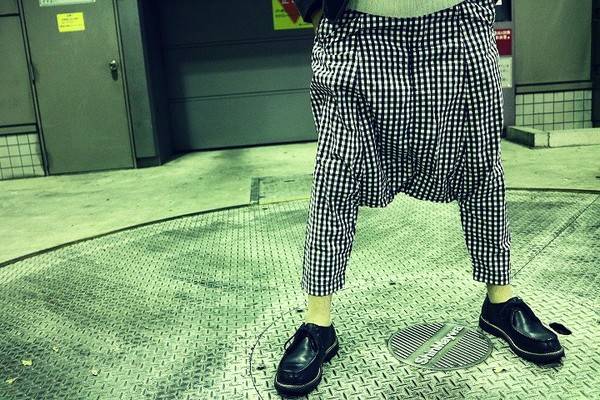 BLACK COMME des GARCONS ギャルソン サルエルパンツ COMMEdesGARCONS