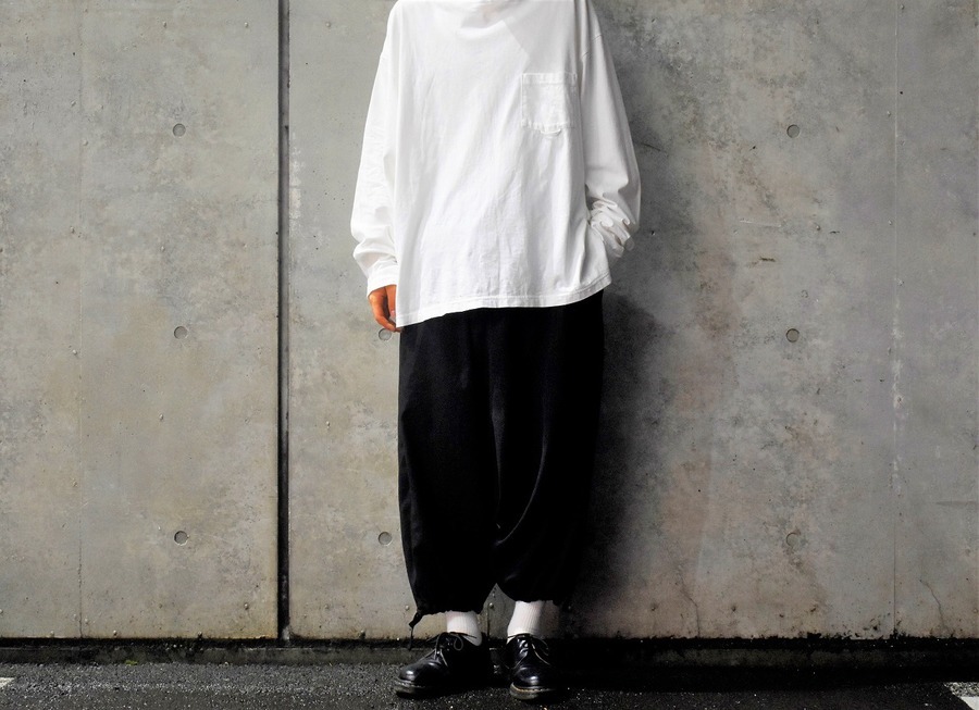 YOHJI YAMAMOTO 黒 サルエルパンツ ゴムウエスト yohji yamamoto黒