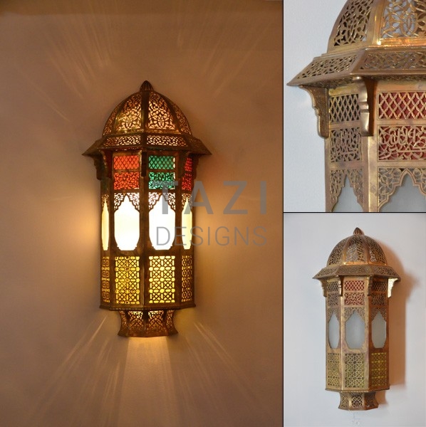 Vintage Moroccan Wall Sconce 001 – Tazi Designs