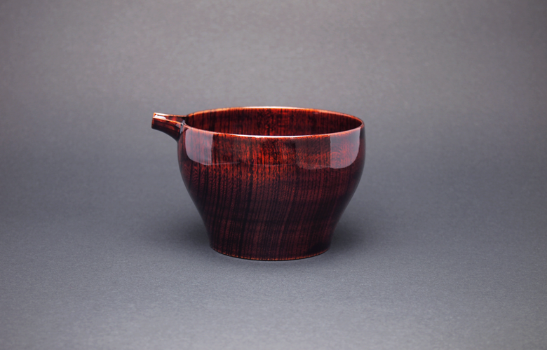 江戸後期 浄法寺塗 片口(酒上)