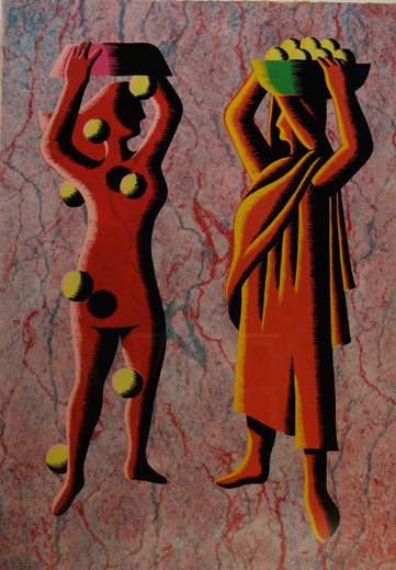 ☆マークコスタビ MARK KOSTABI 2001年 アクリル画1点物