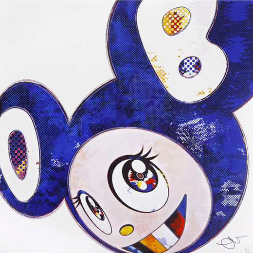 村上隆 ポスター 「Blue Life Force, 2012」(額装あり) 村上隆 ー