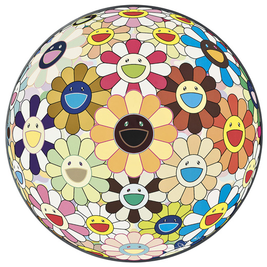 フラワーボール(3D) ひまわりFlowerball (3D) Sunflower|村上隆Takashi