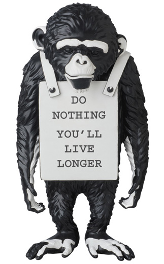 Monkey Sign (黒)Monkey Sign (black)|バンクシーBANKSY