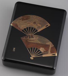 文箱 扇面源氏香蒔絵は、蒔絵の良さを凝縮した美しい文箱 | 輪島塗の