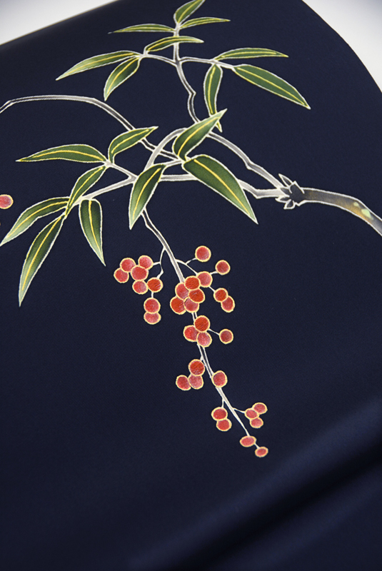 季節の染帯 「南天」 ♦︎ | 玉川屋呉服店