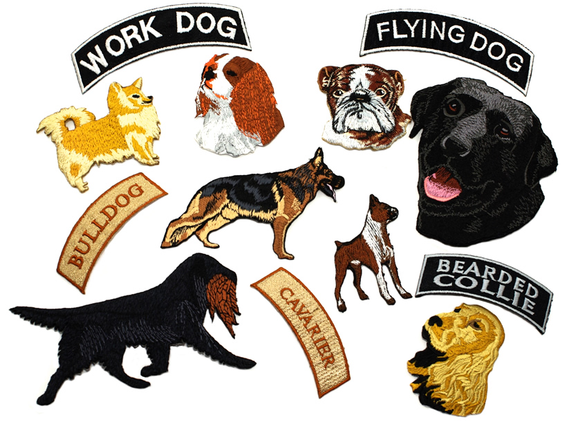 犬、シーズーワッペン