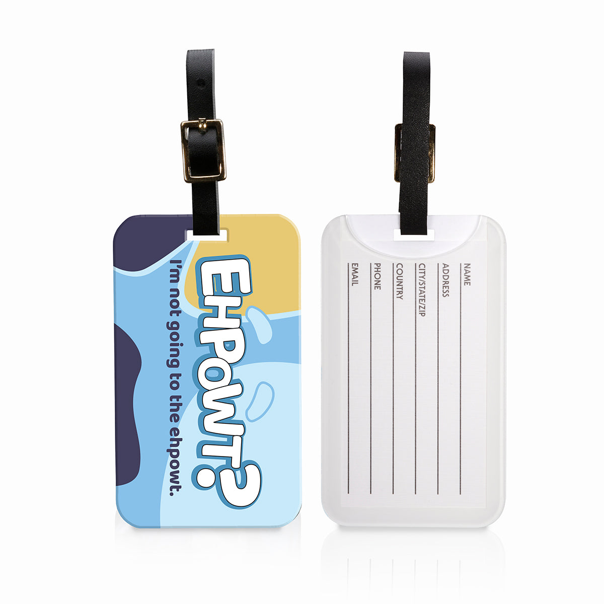 Ehpowt Luggage Tag - Bluey-Inspired Cute Travel Accessory — The