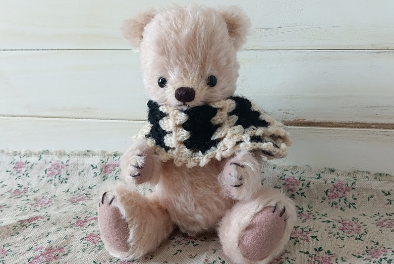 出航が待ち遠しいくま テディベア ぬいぐるみ 海外作家様 ハンドメイド