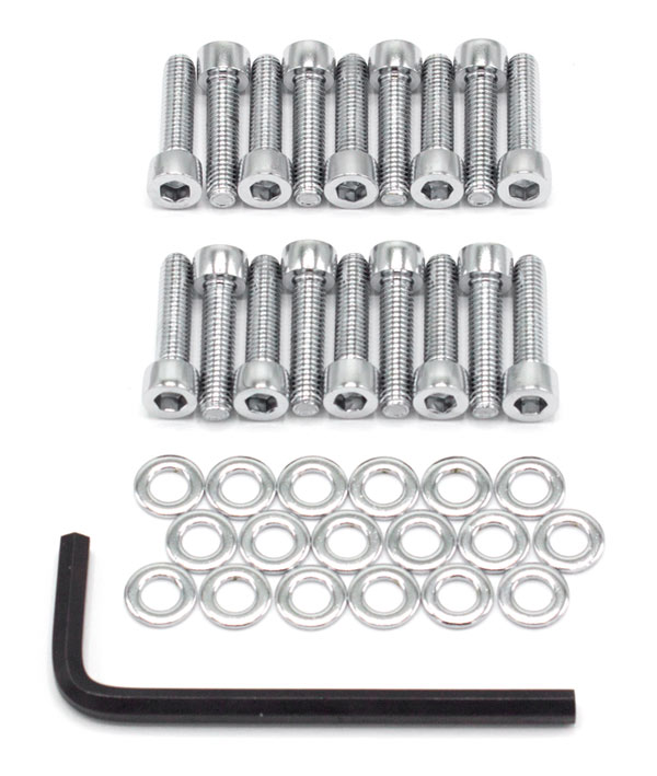 Motorsport Auto - The Z Store - Chromed Plenum Cover Bolt Set, 84
