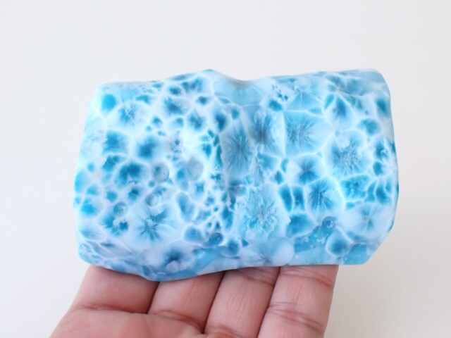 RA0373 ☆プレミアム☆ ラリマー 原石（ポリッシュ） 352．7g