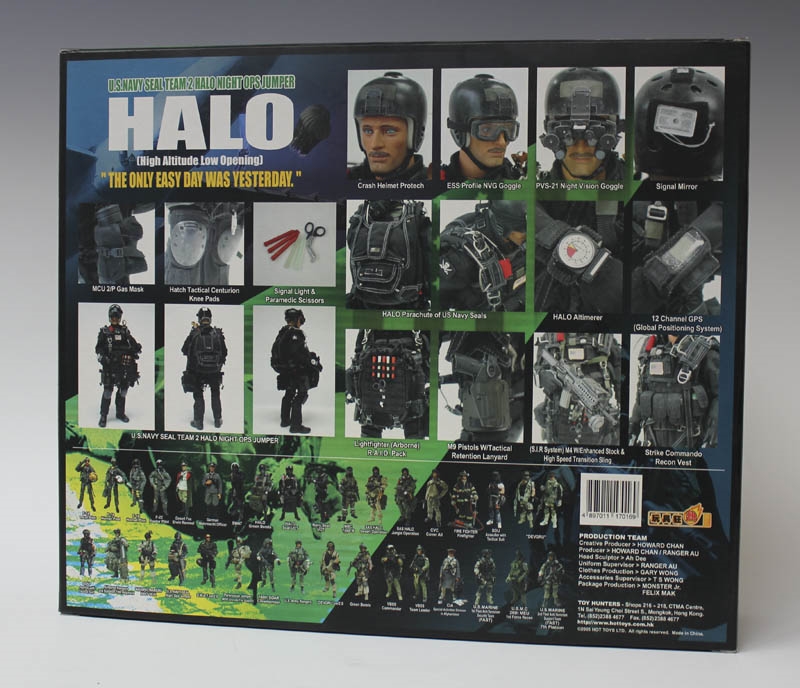 ホットトイズ•USネイビーシールズ•HALO US Navy Seal Team 2 Halo