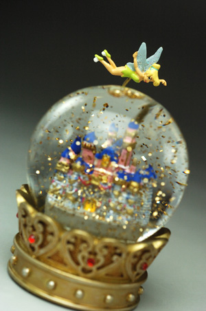レアディズニー ティンカーベル スノーグローブ ティンカーベル スノー