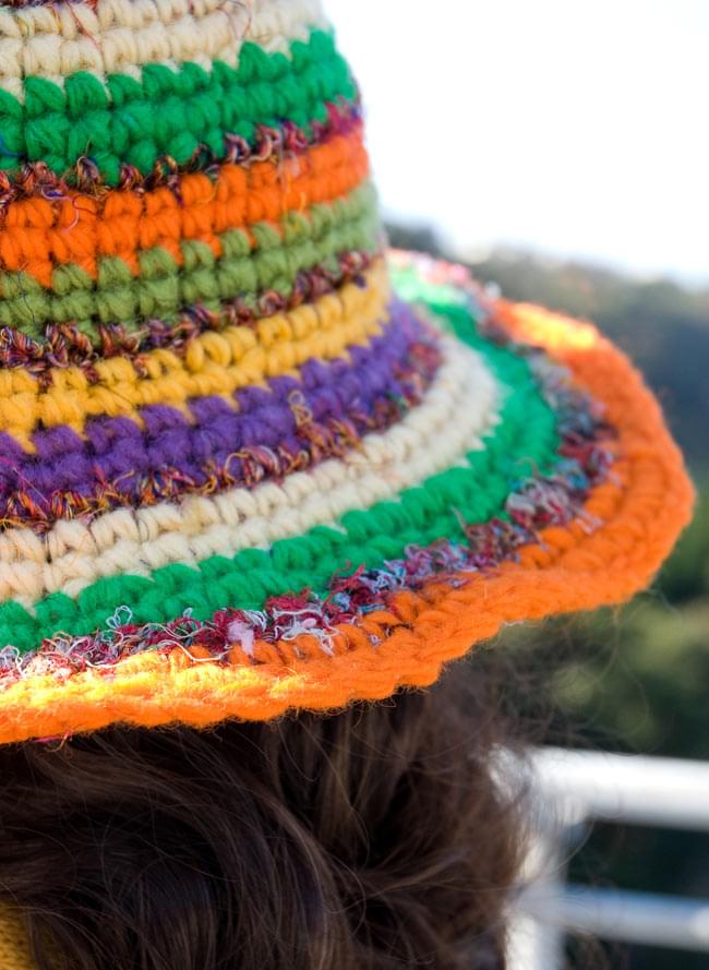 ウールとシルクのカラフルハット の通販 - TIRAKITA.COM