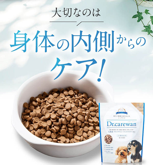 涙焼け対策Dr.ケアワン本品最大47％OFF！国産無添加ドッグフード