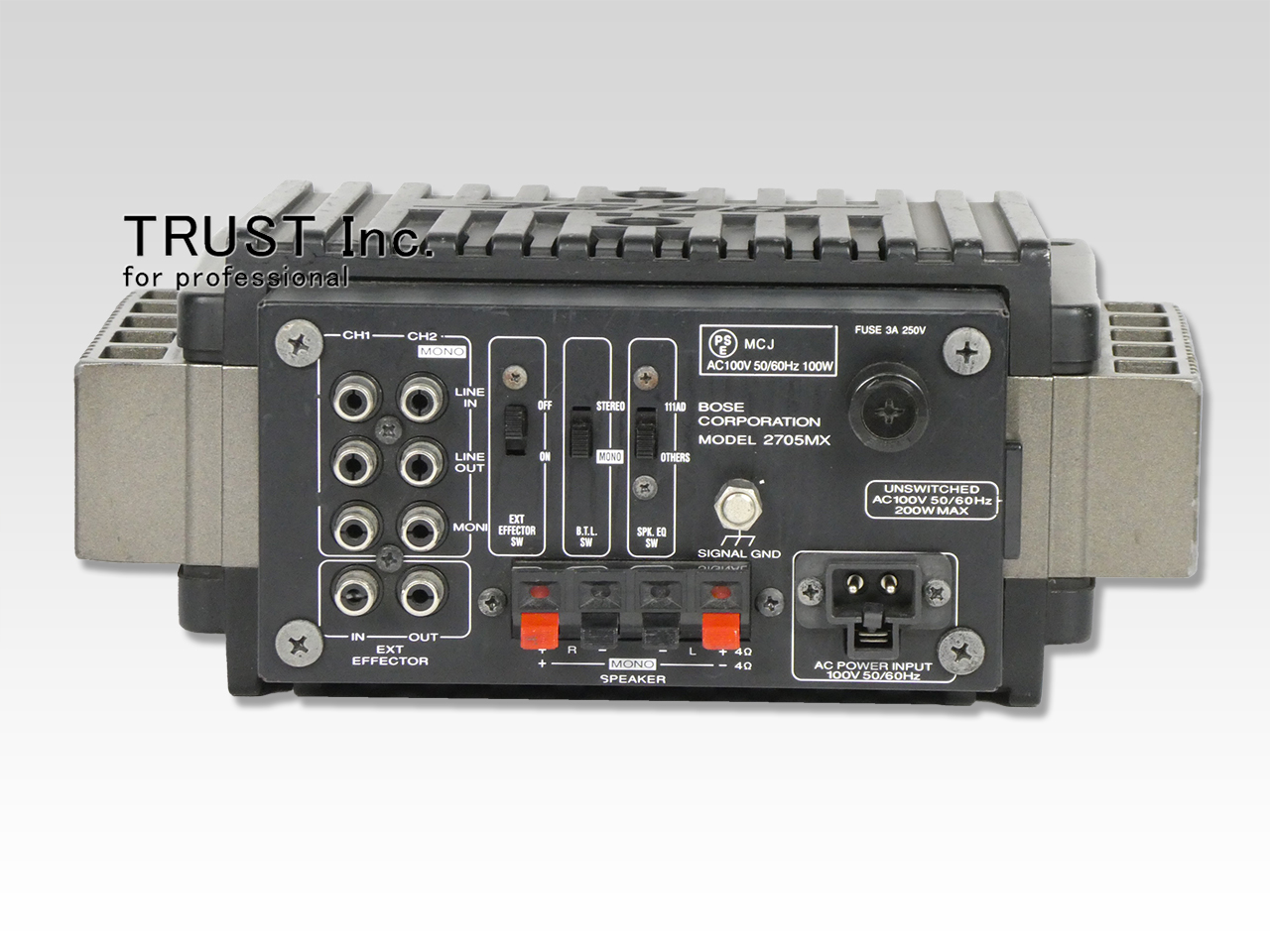 BOSE ボーズ パワーアンプ 2705MX メンテナンス済み BOSE 2705MX 100V