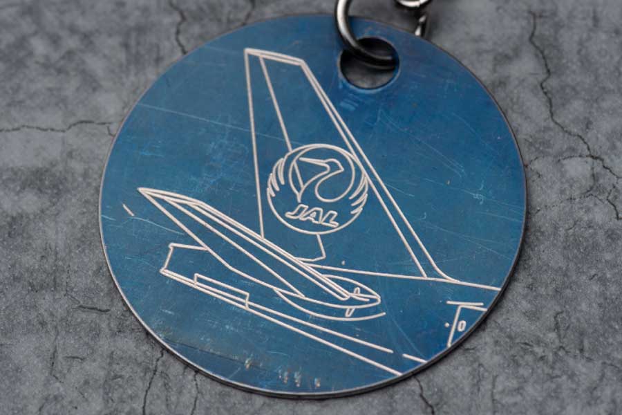 超レア！限定 JALフリート記念チタンプレート ボーイング727-100 超