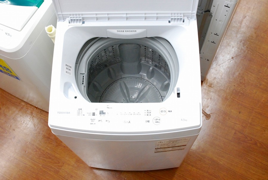 最新モデル!全自動洗濯機 TOSHIBA(東芝) 4.5kg AW-45M7 2019年製 入荷