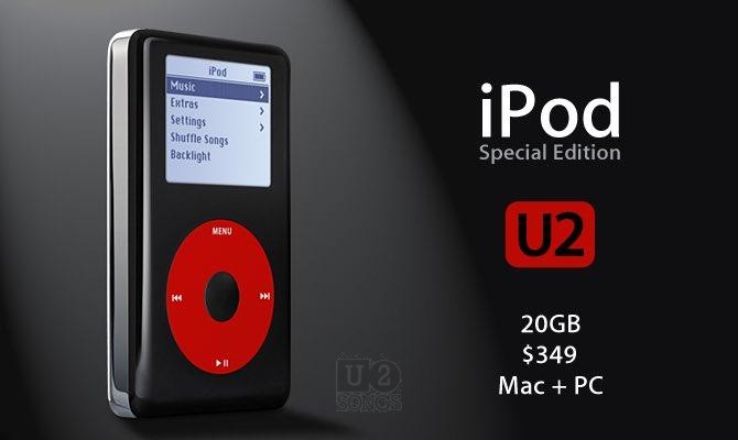 u2songs | U2 iPod Special Edition at 20 |