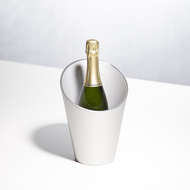 アルミ製ワインクーラー KISEN ボトルクーラー カグヤ シルバー