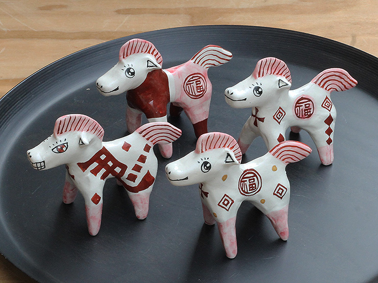 山口祥治の2026干支置物・「ウマジャロウ」 【NO.13～NO.16】／雑貨