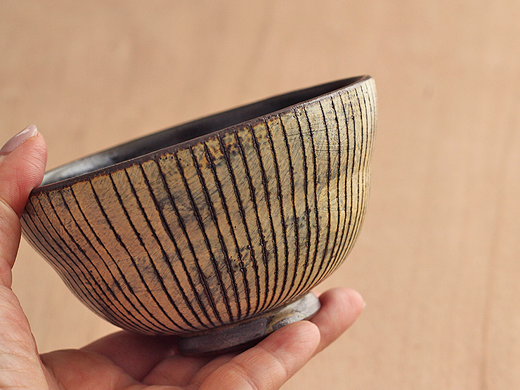 ストライプ兜ご飯茶碗／ご飯茶碗/汁椀｜和食器・種類／和食器通販