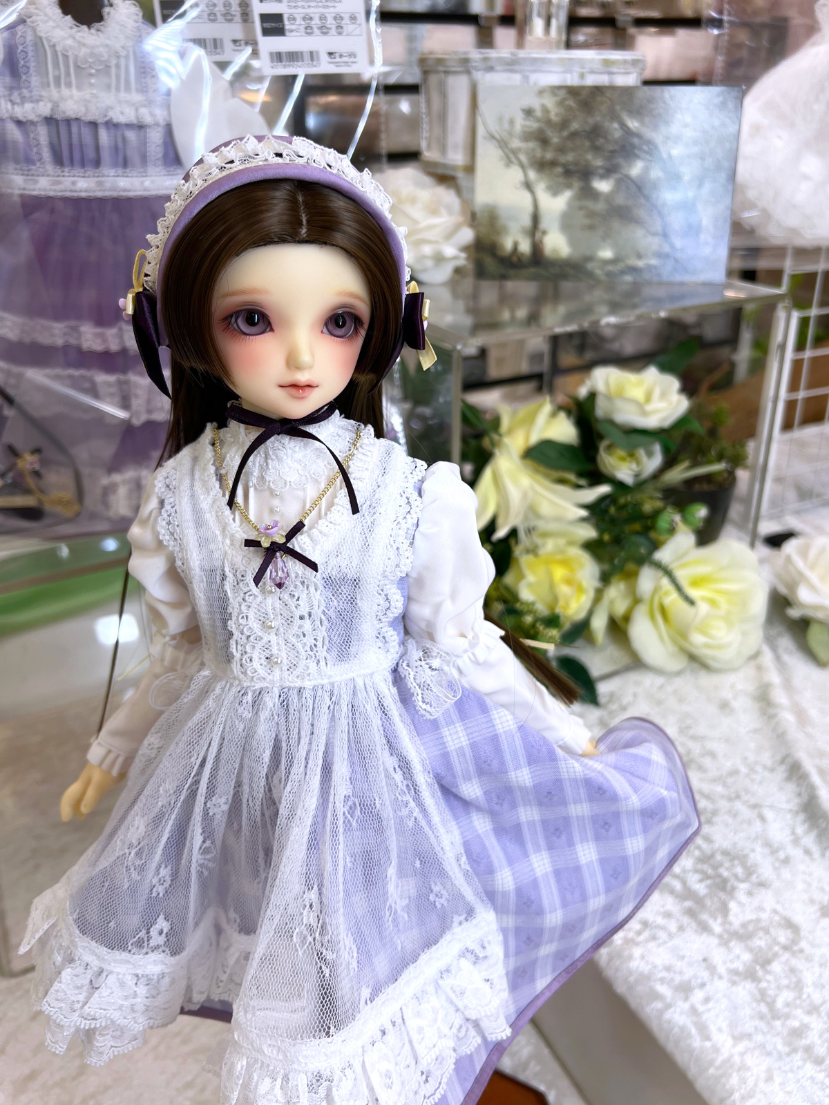 季節を楽しむドレス♪すみれドレスセットのご紹介です。 | ドール