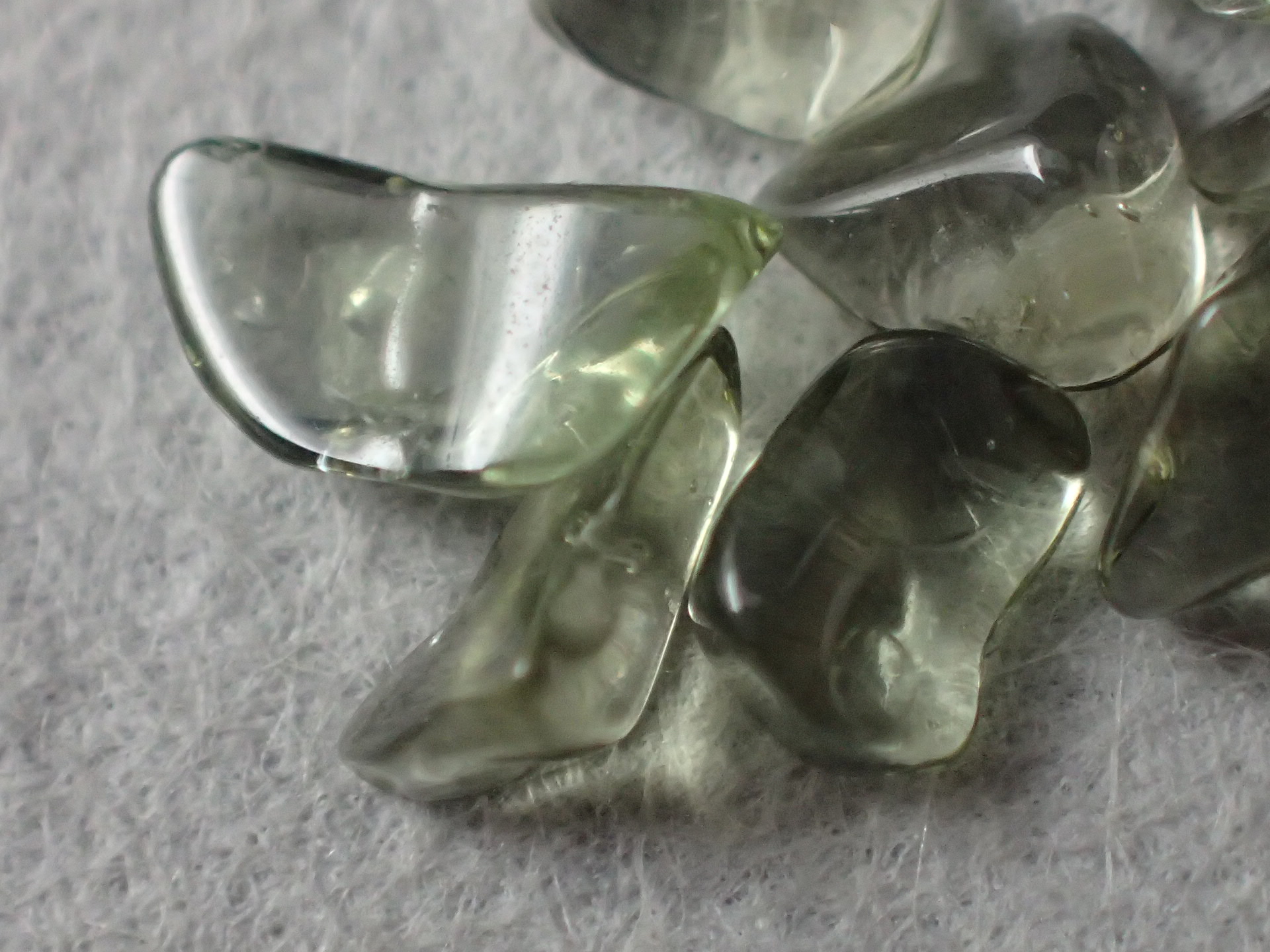 最高品質モルダバイト さざれ石 Bescedmice, South Bohemia, Czech 産