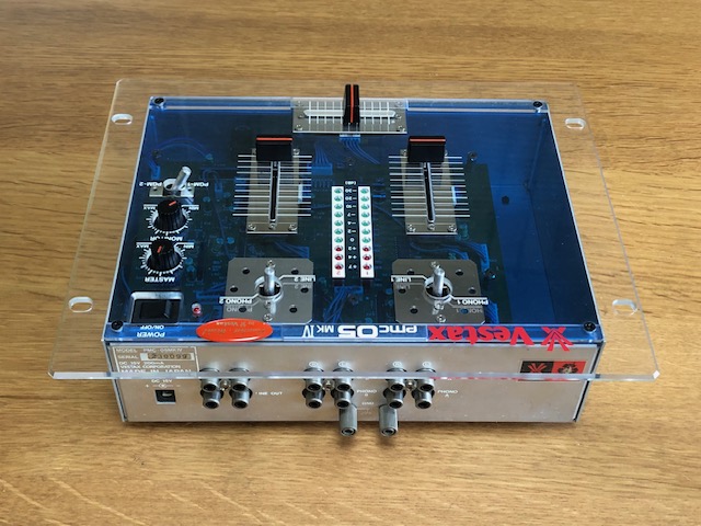 Vestax PMC-07Pro LEDブルーカスタム つまみ•ノブ交換 中古