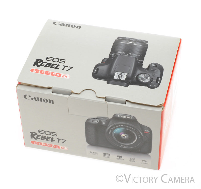 Canon EOS Rebel T7 24.1MP Digital SLR Camera w/ EF-s 18-55mm Lens [EXC