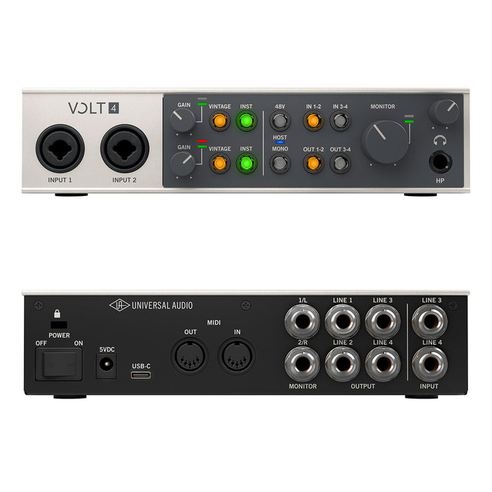 Universal Audio Volt 4 USB-C Audio Interface — Vision Guitar