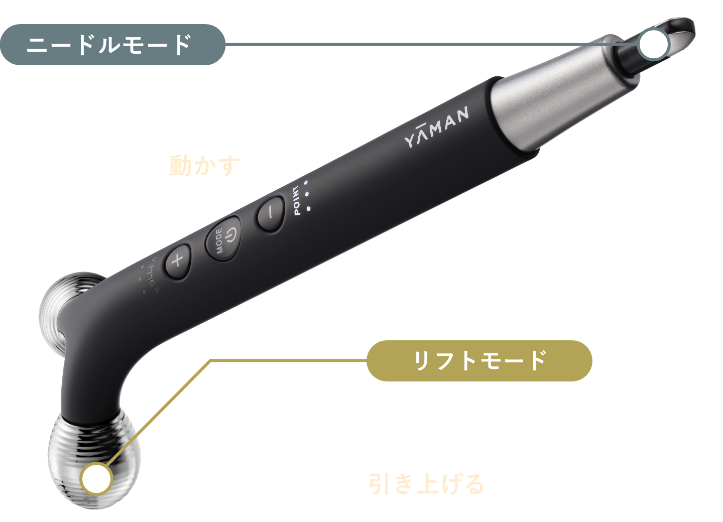 電気ニードルで刺して動かす「WAVY ニードルリフトポインター SP