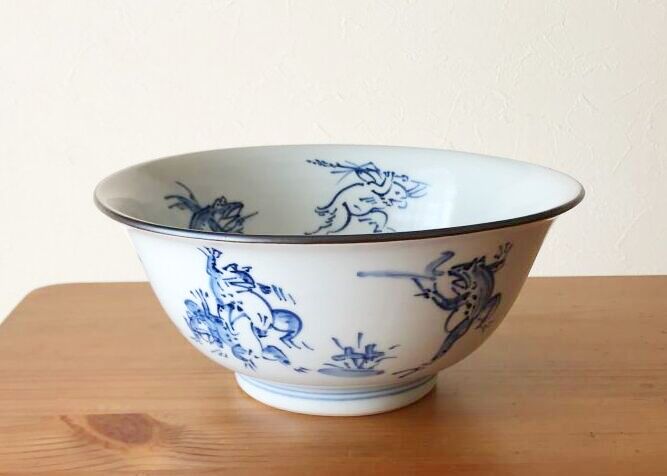 京焼・清水焼 菓子鉢 鳥獣戯画（ちょうじゅうぎが）｜京焼・清水焼